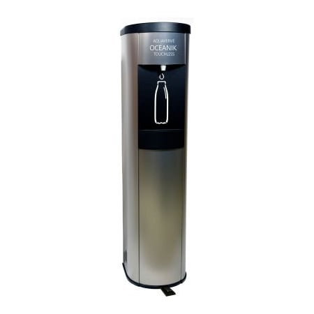 Elite Holdings Group Aquaverve Touchless Cold Water Cooler W/ Filtration, Stainless Steel W/ Black Trim XX164N-98